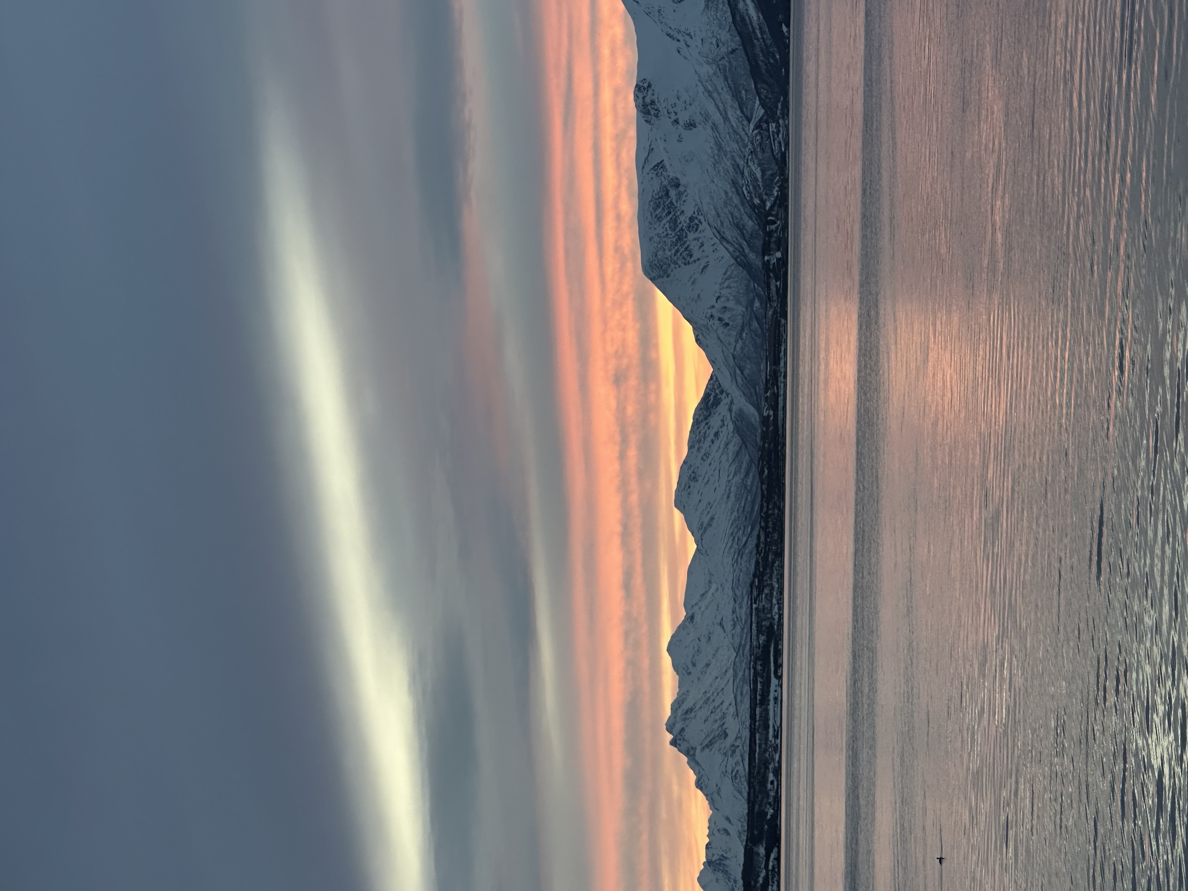 Sunset over Lyngen Alps